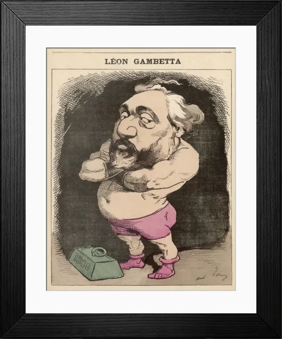 Framed Print : Gambetta / Gill / Hommes D a Framed Print : Gambetta / Gill / Hommes D a