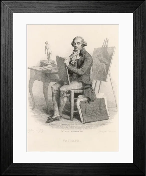 Framed Print : Prudhon (Gleyre) Framed Print : Prudhon (Gleyre)