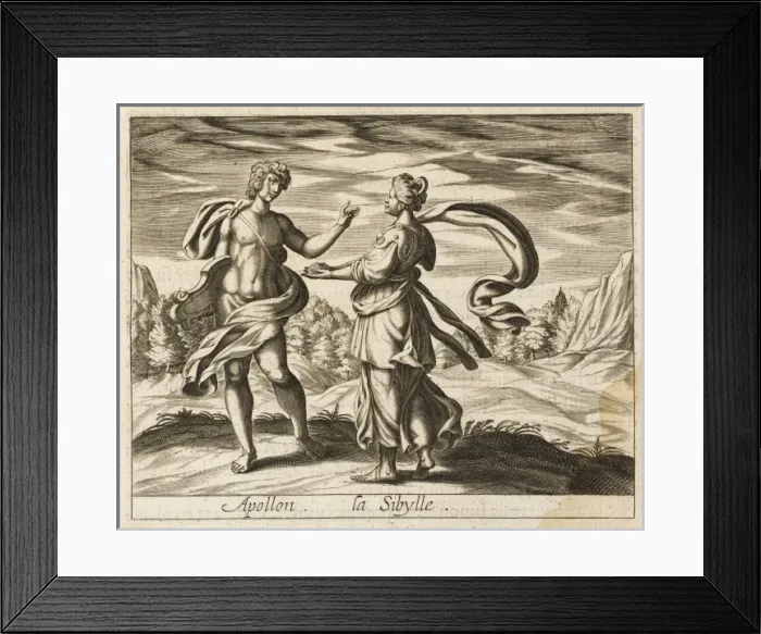 Framed Print : Apollo and the Sibyl Framed Print : Apollo and the Sibyl