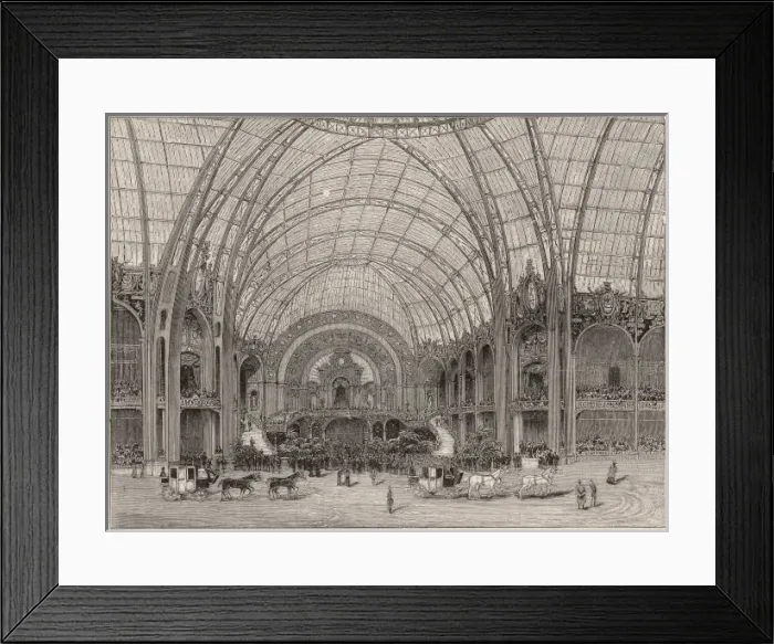 Framed Print : Exhibition / Grand Palais Framed Print : Exhibition / Grand Palais