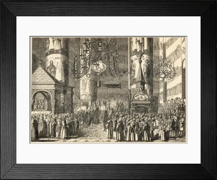 Framed Print : Catherine Ii / Coronation Framed Print : Catherine Ii / Coronation