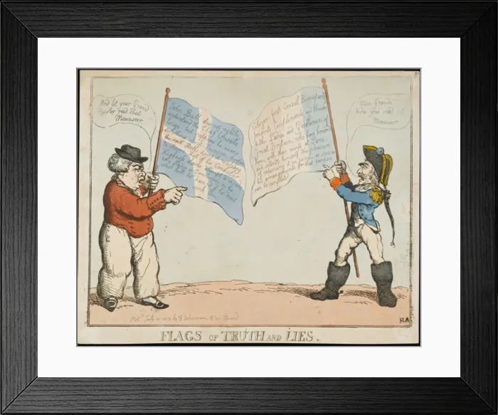 Framed Print : Flags of Truth and Lies Framed Print : Flags of Truth and Lies