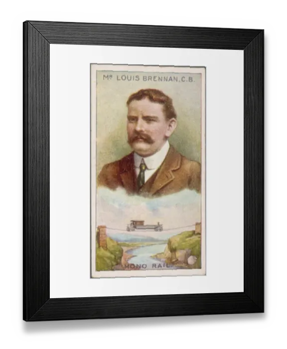 Framed Print : Louis Brennan / Cig Card Framed Print : Louis Brennan / Cig Card
