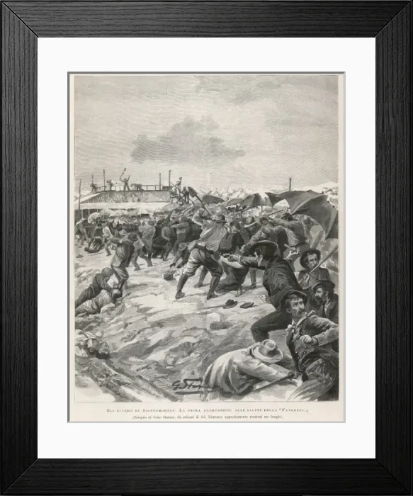 Framed Print : Italian Salt Workers Framed Print : Italian Salt Workers