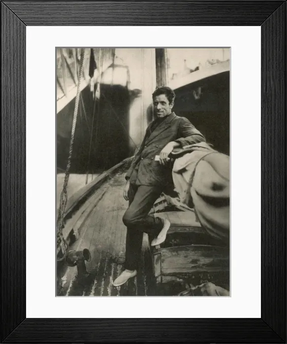 Framed Print : Alain Gerbault / Ils 1929 Framed Print : Alain Gerbault / Ils 1929