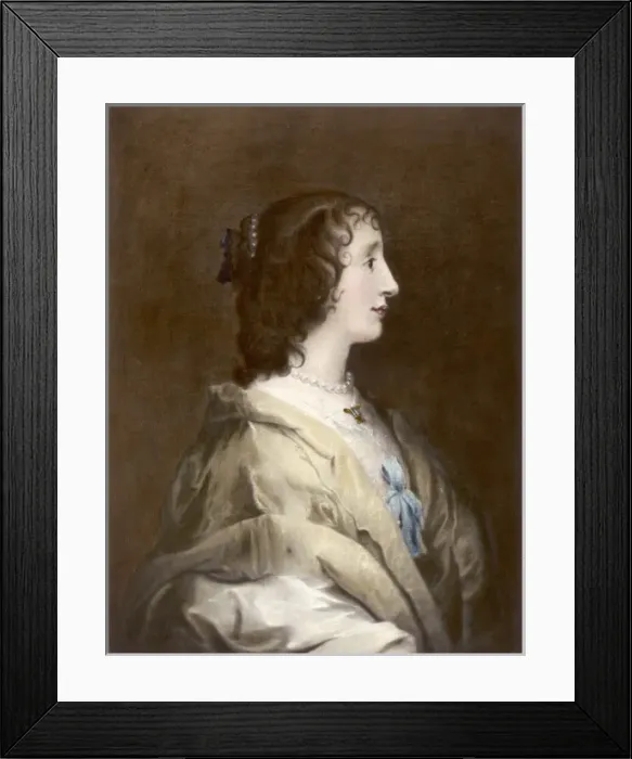 Framed Print : Henrietta Maria / Van Dyck Framed Print : Henrietta Maria / Van Dyck