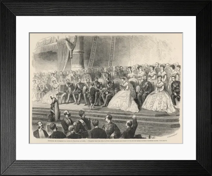 Framed Print : Napoleon Iii / Prize Framed Print : Napoleon Iii / Prize