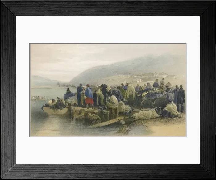 Framed Print : Embarking Sick, Balaklava Framed Print : Embarking Sick, Balaklava