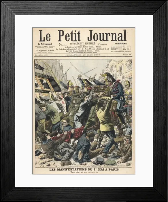 Framed Print : May Demo Broken Up / 1906 Framed Print : May Demo Broken Up / 1906