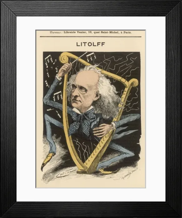 Framed Print : Litolff / Hommes D aujourd Framed Print : Litolff / Hommes D aujourd