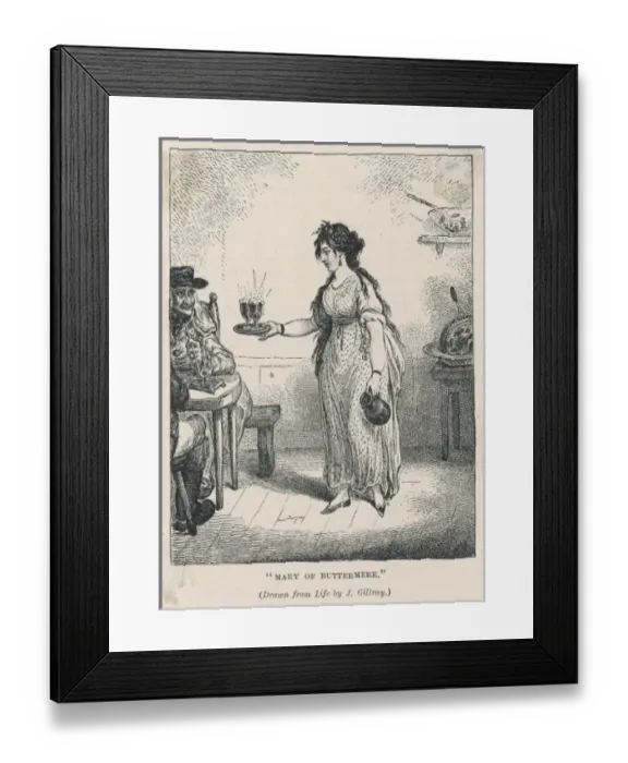Framed Print : Mary Robinson Buttermere Framed Print : Mary Robinson Buttermere