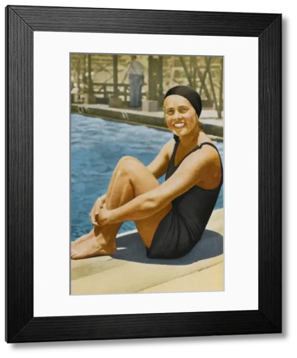 Framed Print : Olympics / 1932 / Swimming Framed Print : Olympics / 1932 / Swimming