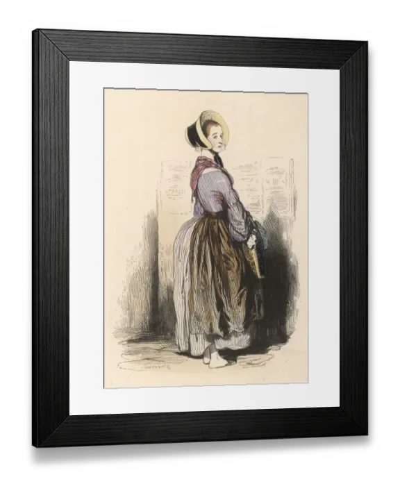 Framed Print : French Theatre Extra 19C Framed Print : French Theatre Extra 19C