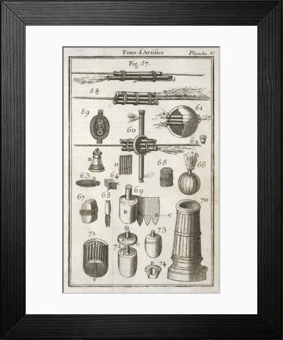 Framed Print : FIREWORKS 1747 - 8 Framed Print : FIREWORKS 1747 - 8