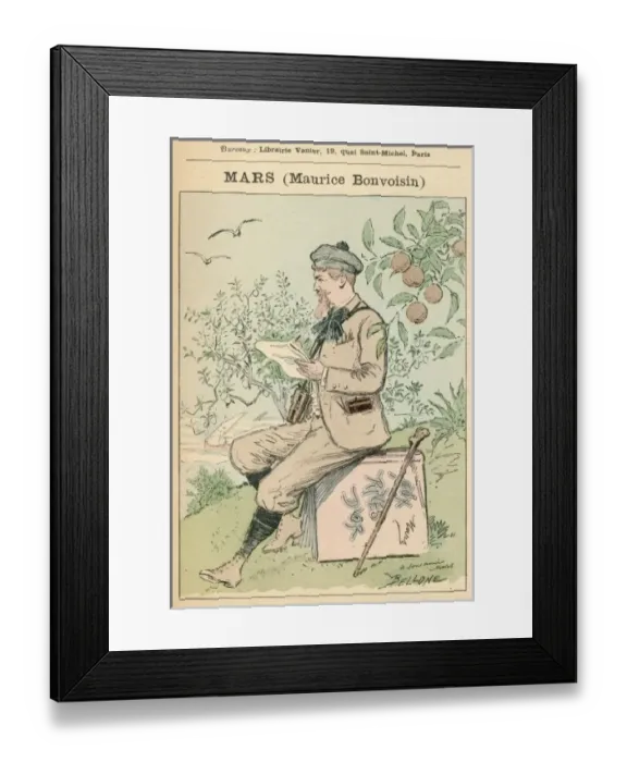 Framed Print : Bonvoisin / Mars / Hommes D Framed Print : Bonvoisin / Mars / Hommes D