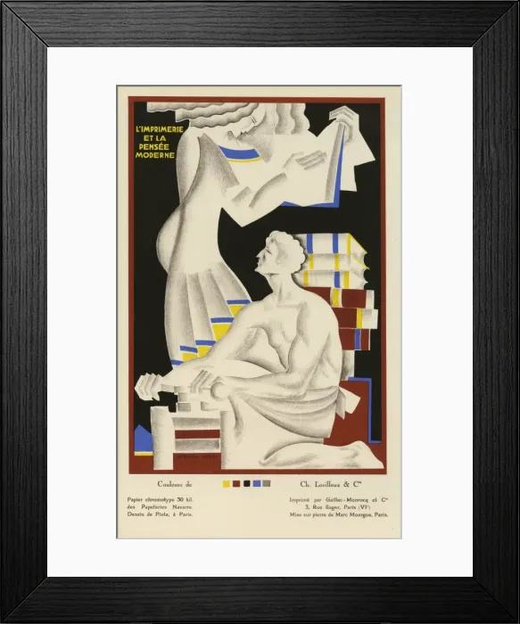 Framed Print : Printing and Mind of Man Framed Print : Printing and Mind of Man