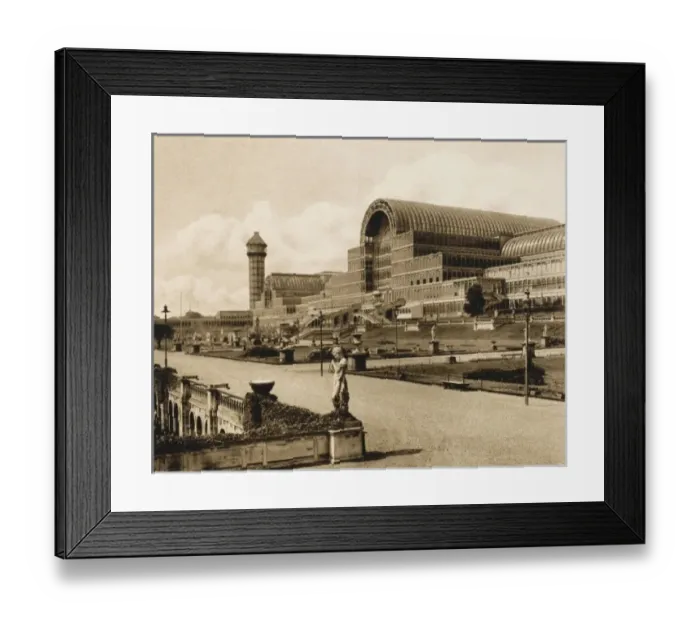 Framed Print : Crystal Palace / 1908 Framed Print : Crystal Palace / 1908