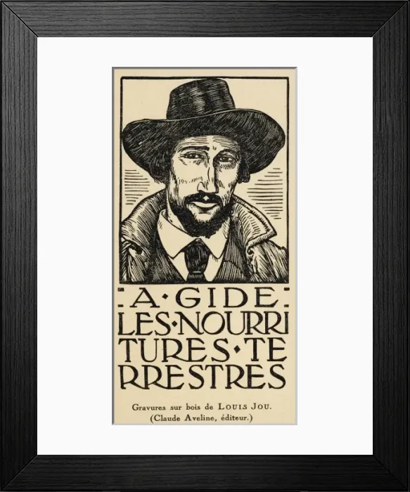Framed Print : Andre Gide (Jou) Framed Print : Andre Gide (Jou)
