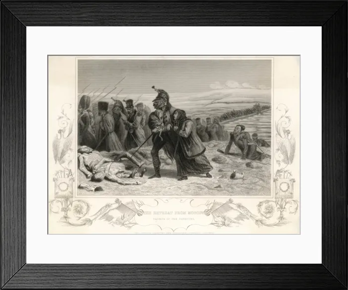 Framed Print : Crossing the Beresina