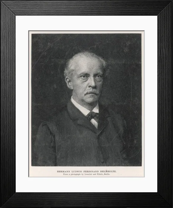 Framed Print : H Von Helmholtz / Harpers Framed Print : H Von Helmholtz / Harpers