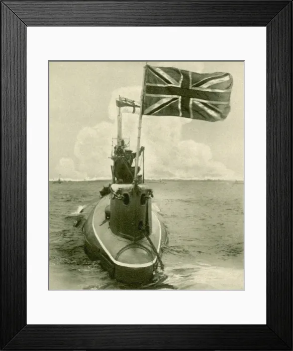Framed Print : British Submarine E8 Framed Print : British Submarine E8