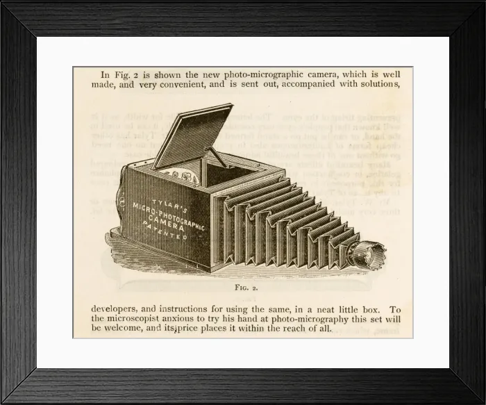 Framed Print : Photo-Micrographiccamera Framed Print : Photo-Micrographiccamera