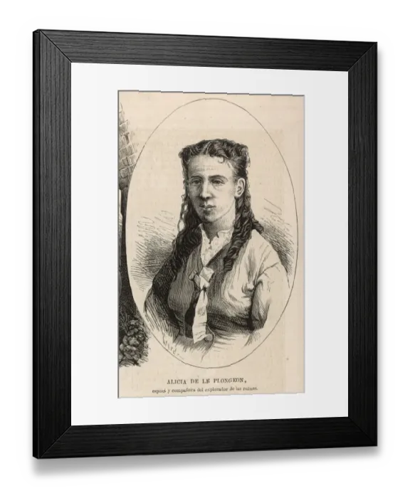 Framed Print : Le Plongeon / Alice 1877 Framed Print : Le Plongeon / Alice 1877