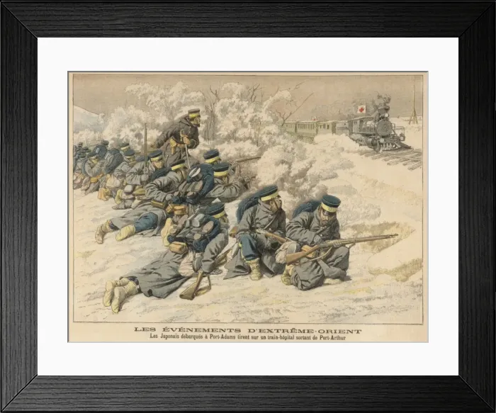 Framed Print : Rus-Jap War / Hosp Train Framed Print : Rus-Jap War / Hosp Train