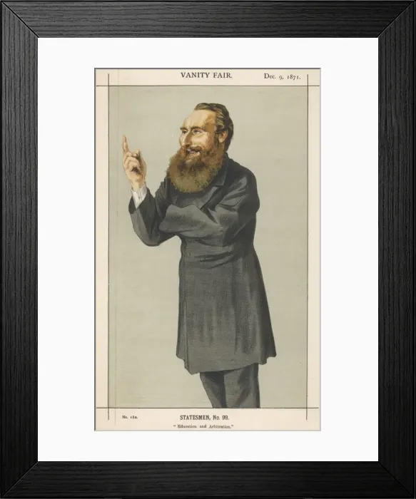 Framed Print : Aj Mundella / Vfair 1871 Framed Print : Aj Mundella / Vfair 1871