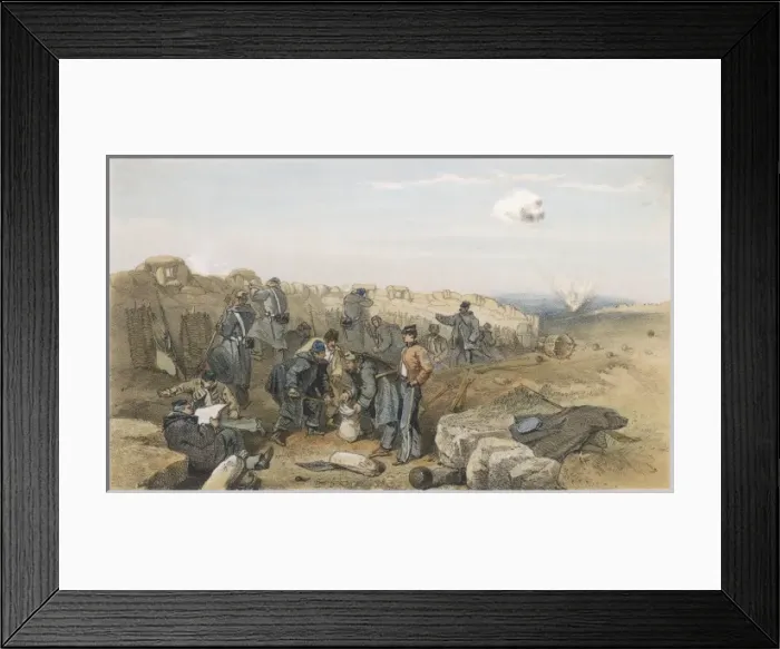 Framed Print : Russian Rifle-Pit Framed Print : Russian Rifle-Pit