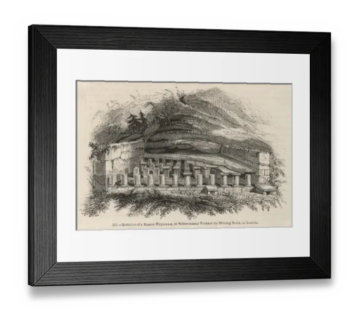 Framed Print : Hypocaust at Lincoln Framed Print : Hypocaust at Lincoln