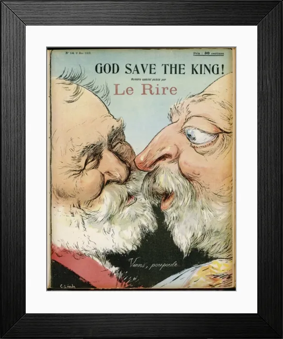 Framed Print : E-F Loubet / Leandre / Rire Framed Print : E-F Loubet / Leandre / Rire