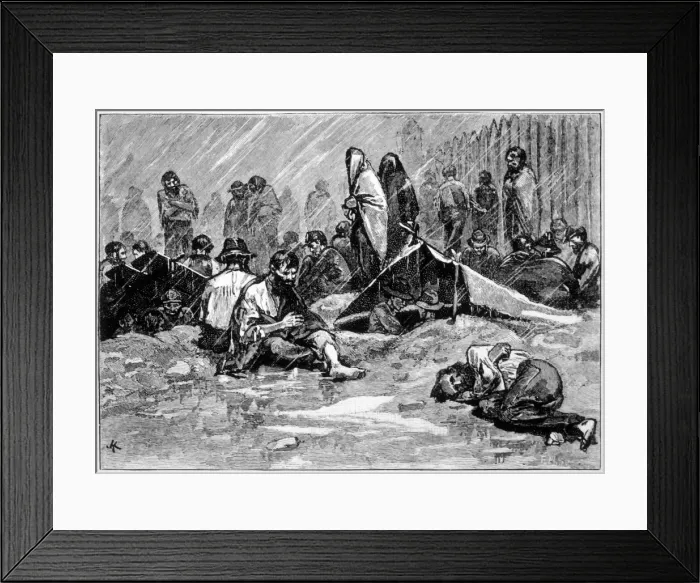 Framed Print : Andersonville Prisoners Framed Print : Andersonville Prisoners