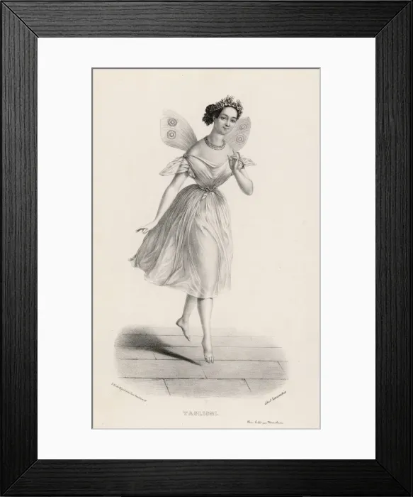 Framed Print : Marie Taglioni / Lacauchie Framed Print : Marie Taglioni / Lacauchie