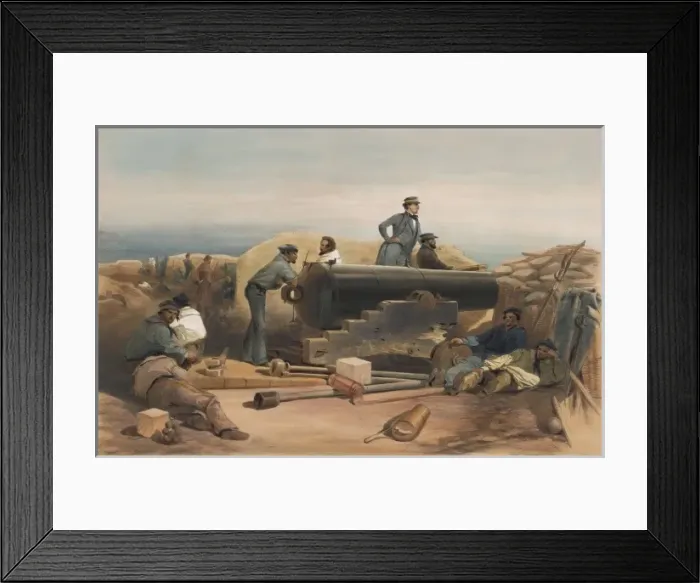 Framed Print : Crimea Artillery Framed Print : Crimea Artillery