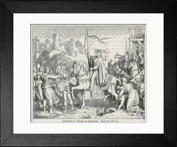 Framed Print : Crusade / Friedrich II Framed Print : Crusade / Friedrich II