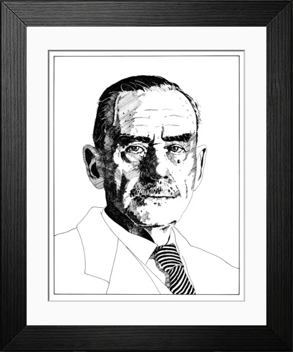 Framed Print : Thomas Mann / Morgan 2 Framed Print : Thomas Mann / Morgan 2