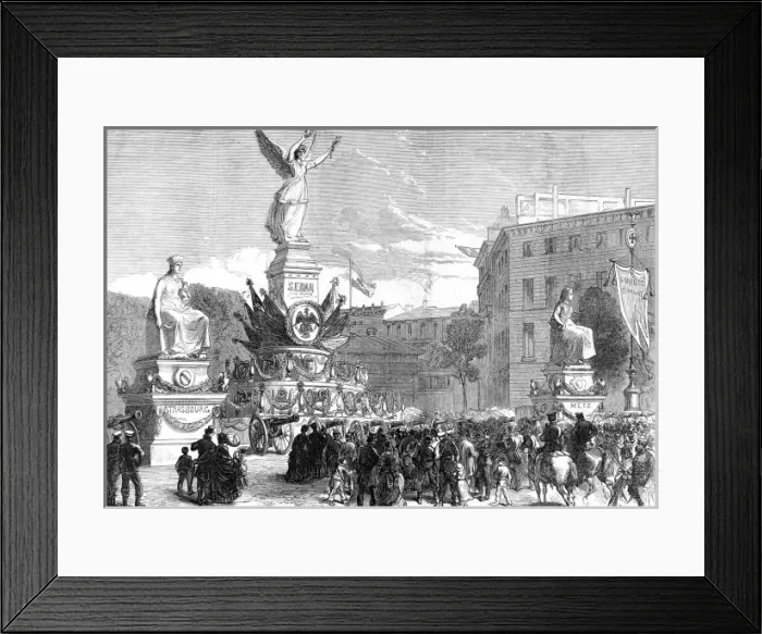 Framed Print : Franco-Prussian War. The Military Triumph at Berlin: the Sed Framed Print : Franco-Prussian War. The Military Triumph at Berlin: the Sed