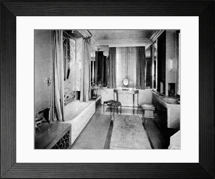 Framed Print : Womans Bathroom Framed Print : Womans Bathroom