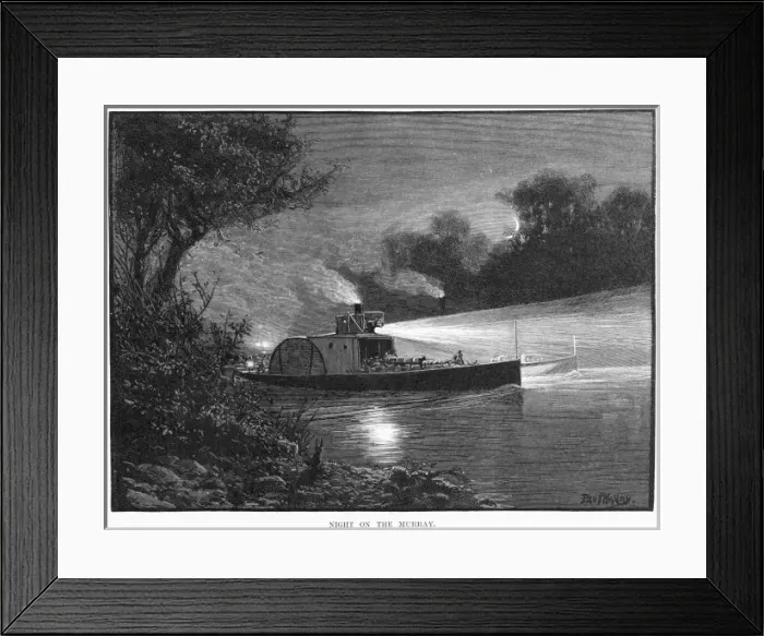 Framed Print : Australia Murray River Framed Print : Australia Murray River