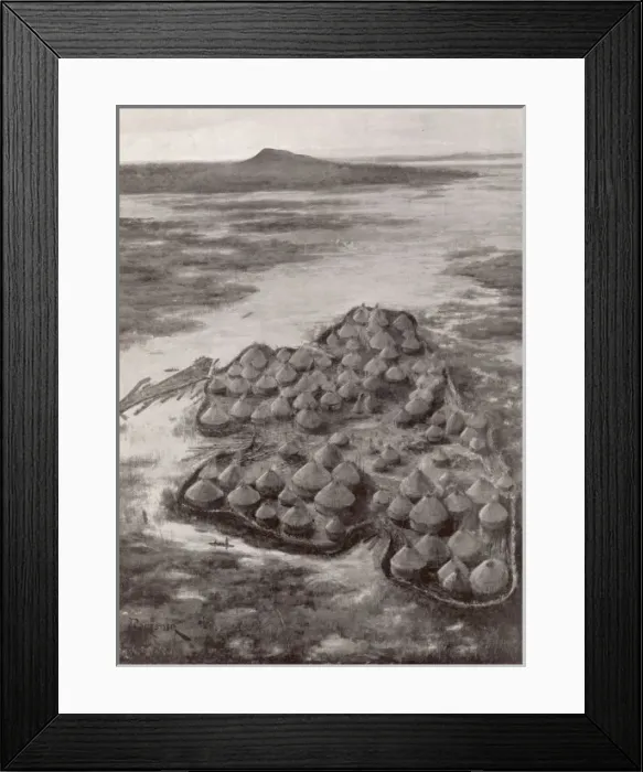 Framed Print : Glastonbury Lake Village Framed Print : Glastonbury Lake Village