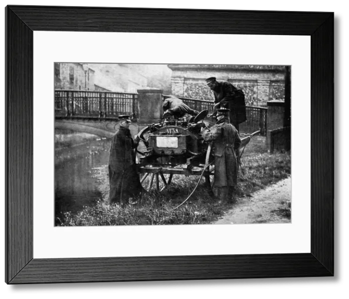 Framed Print : British Water-filter cart Framed Print : British Water-filter cart
