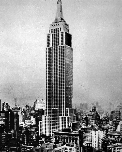 The Empire State Building, New York, 1945