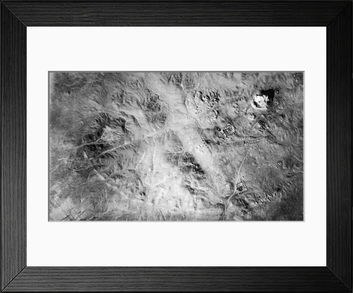 Framed Print : Aerial Photograph of Ur Framed Print : Aerial Photograph of Ur