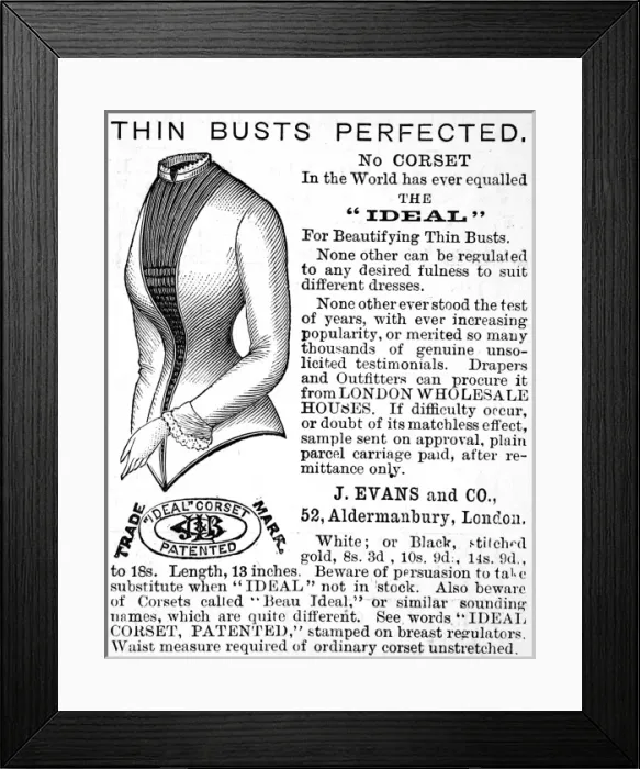 Framed Print : Thin busts perfected Framed Print : Thin busts perfected