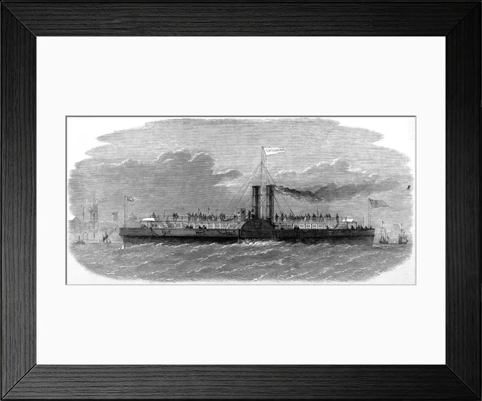 Framed Print : Liverpool and Birkenhead Ferry-steamer Cheshire, October 1 Framed Print : Liverpool and Birkenhead Ferry-steamer Cheshire, October 1