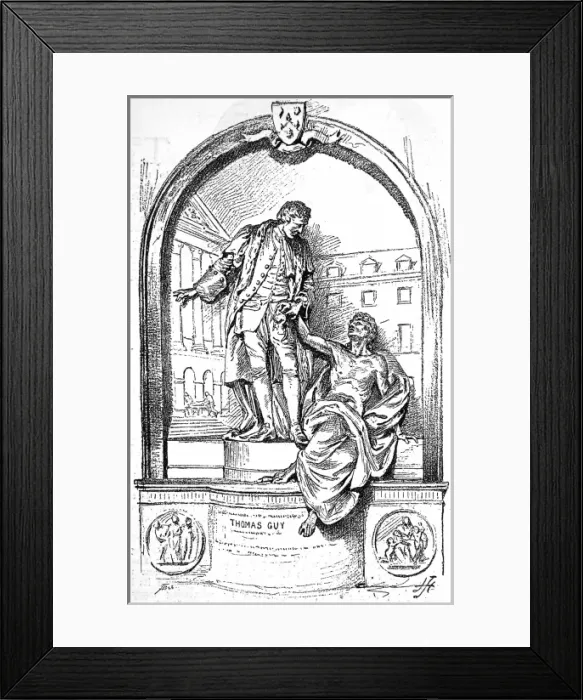 Framed Print : Thomas Guys tomb Framed Print : Thomas Guys tomb