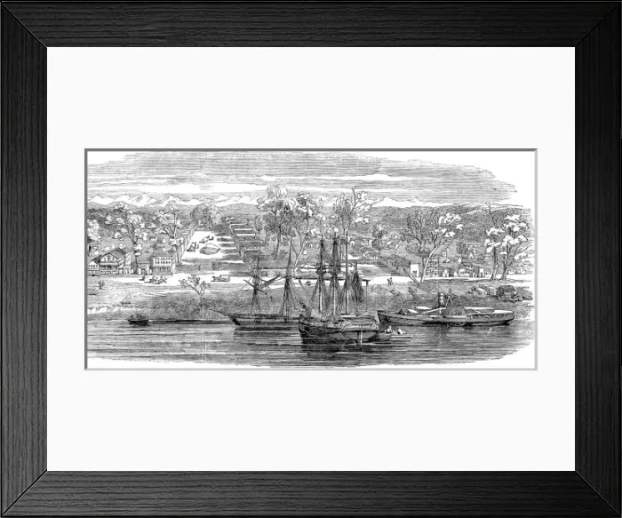 Framed Print : California, Sacramento. General View of Sacramento Framed Print : California, Sacramento. General View of Sacramento