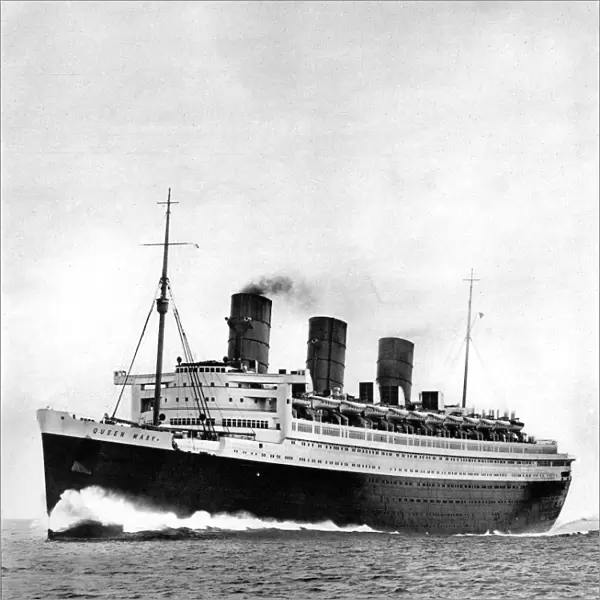 R. M. S. Queen Mary, Cunard White Star liner, May 1936