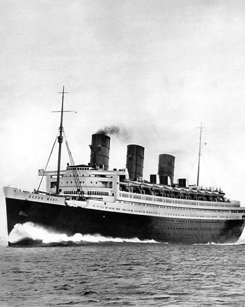 R. M. S. Queen Mary, Cunard White Star liner, May 1936